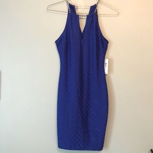 Royal Blue BodyCon Dress size 2 from Bisou Bisou
